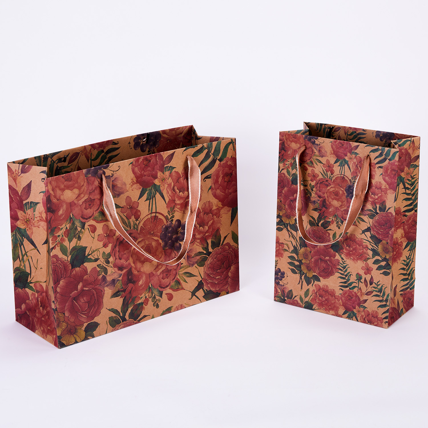 brown craft paper shopping bag